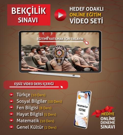 2026/1 Bekçi Alımına Özel Hazırlık - Konu Anlatımlı Soru Bankası 