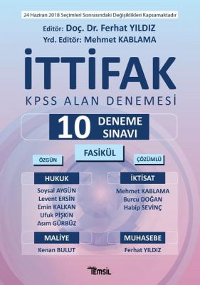 İttifak KPSS Alan Denemesi Tamamı Çözümlü 10 Fasikül Deneme Temsil Yayınları