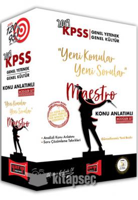 2019 KPSS Genel Yetenek Genel Kültür MAESTRO Konu Anlatımlı Modüler Set Yargı Yayınları
