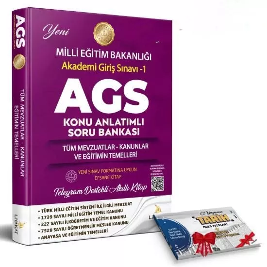 2026 MEB AGS TÜM MEVZUATLAR KANUNLAR VE EĞİTİMİN TEMELLERİ (ÖĞRETMEN AKADEMİSİ GİRİŞ SINAVI 1.KİTAP)