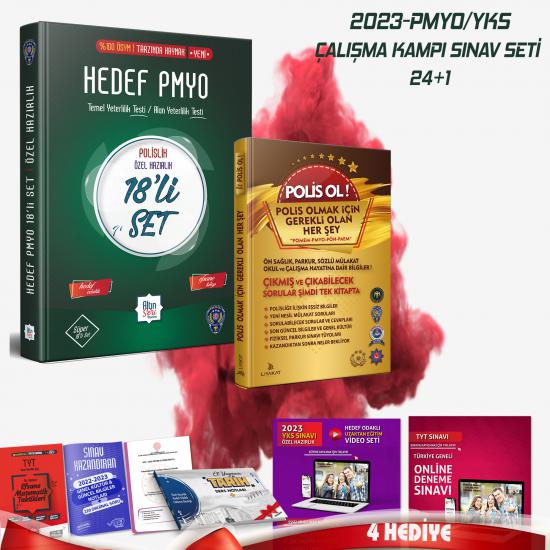 2’li Efsane PMYO Sınav Seti 14+1 (14’lü Efsane Altın Set + Polis Ol Rehber) - 2026 PMYO Özel Hazırlık - Altın Seri Yayınları