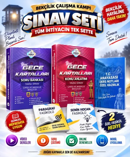 Bekçi Alımına Özel Hazırlık - Konu Anlatımlı Soru Bankası 