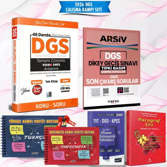 2026 DGS HAZIRLIK SETİ