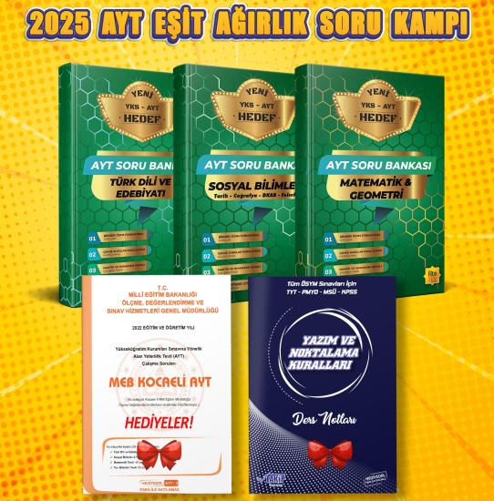 2024 AYT Eşit Ağırlık Soru Seti (4+3lü Set)