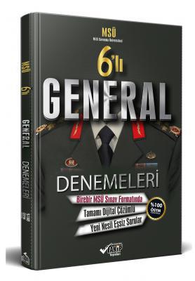 6’lı MSÜ General Denemeleri - 2026 Alımlarına Özel Hazırlık -Tamamı Dijital Çözümlü