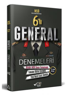 6’lı MSÜ General Denemeleri - 2026 Alımlarına Özel Hazırlık -Tamamı Dijital Çözümlü