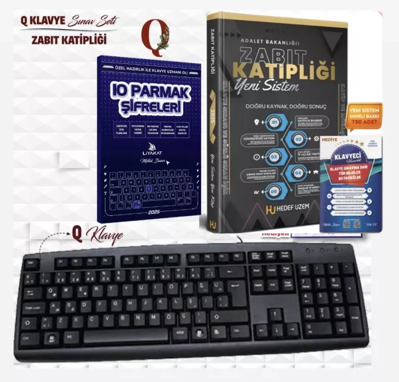 Katip OL- Q Klavye Seti (Klavye Sınavı Aşaması İçin) 2024 Alımları İçin Özel Kaynak