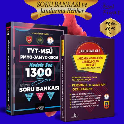 TYT Soru Bankası ve Jandarma Ol Rehber (Jandarma Olmak İçin Gerekli Olan Bilgiler) 2024 Alımları İçin Özel Kaynak