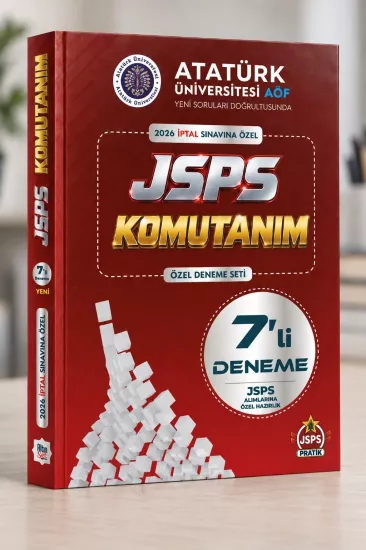 JSPS KOMUTANIM ÖZEL 7’Lİ DENEME SETİ - 2026 İPTAL SINAVINA ÖZEL - ATA AÖF SORULARI DOĞRULTUSUNDA 