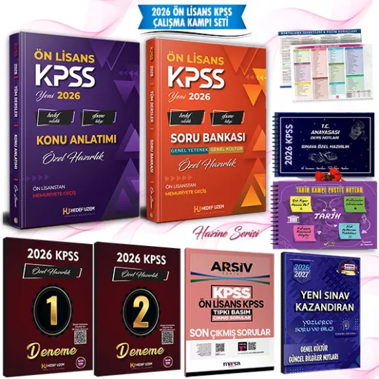 Ön Lisans KPSS Efsane 9LU Set - Memuriyete Giden En Kısa Yol 