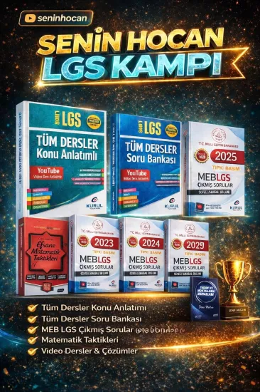 ÖSYM7BİZİ Özel Set 2026 FULL LGS KAMPI-LGS KONU VE SORU ÖZEL HAZIRLIK SETİ (15+2 HEDİYELİ)