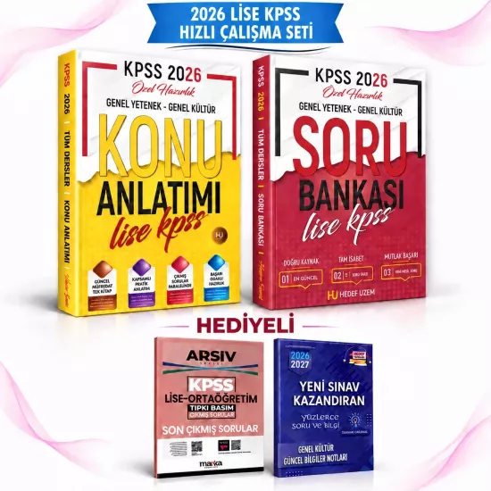 2026 Lise KPSS Özel Hazırlık - Hedef Odaklı Konu Anlatımı - Memuriyete Giden En Kısa Yol