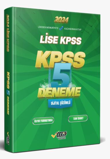 Lise KPSS 5 Deneme - Memuriyete Giden En Kısa Yol - Tarih Ders Notu Hediye 