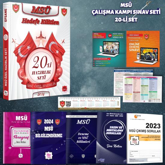 MSÜ 22’li Efsane Set - 2024 MSÜ Özel Hazırlık - Altın Seri Yayınları