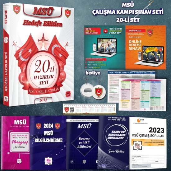 MSÜ 22’li Efsane Set - 2024 MSÜ Özel Hazırlık - Altın Seri Yayınları