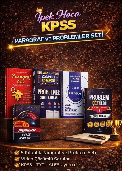 İpek Hoca KPSS Paragraf ve Problem Seti