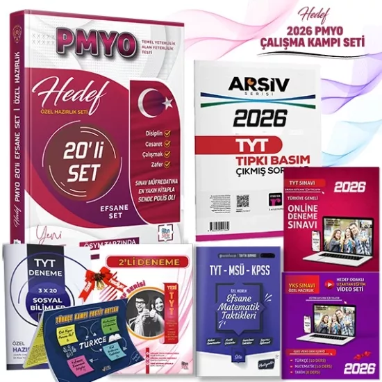 2026 PMYO 24 Lü Efsane Altın Set - Altın Seri Yayınları - Çıkmış Sorular Hediyeli