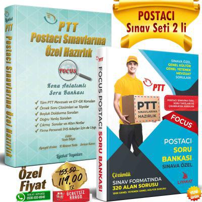 2026/1 Sınavı Kazandıran Set -Soru Bankası – Konu Anlatımı- PTT Postacı Sınavlarına Özel Hazırlık - FOCUS 