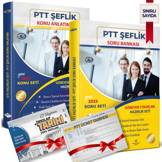 2023 PTT ŞEFLİK GÖREVDE YÜKSELME SINAVI HAZIRLIK SETİ