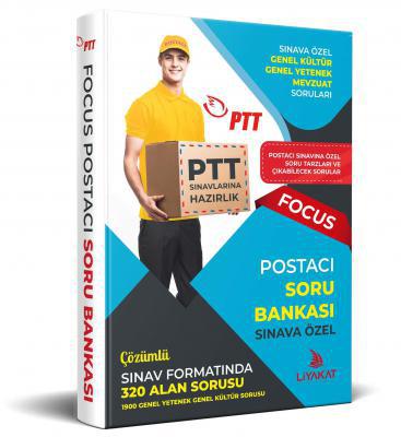 9786056898174 - 2026/1 PTT Postacı  Sınavlarına Özel Hazırlık - Soru Bankası - FOCUS