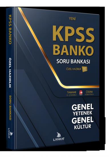 KPSS BANKO 2022 KPSS Özel Hazırlık Tamamı Çözümlü Soru Bankası