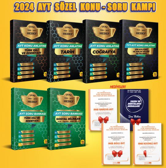 2026 AYT Sözel Konu ve Soru Seti (6’lı+3’lü Set) - 2026 AYT Özel Hazırlık - Hedef Serisi 