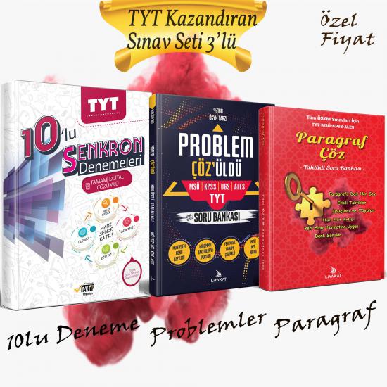 TYT 10’lu Senkron Denemeleri - 2022 TYT Özel Hazırlık -Tamamı Dijital Çözümlü