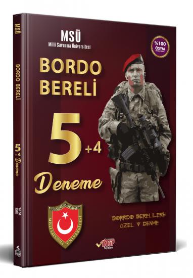 MSÜ Bordo Bereli 5+4 Deneme - 2024 Alımlarına Özel Hazırlık 