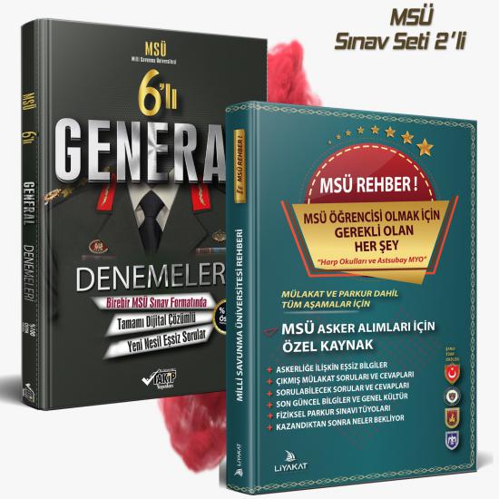 MSÜ Rehber Denemeleri - 2023 Alımlarına Özel Hazırlık- Rütbeli Asker Olmak İçin Gerekli Olan Her Şey