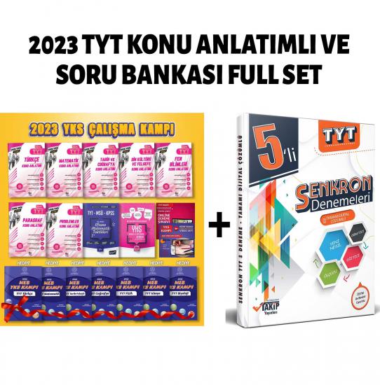 2023 TYT 10’lu Senkron Denemeleri - 2023 YKS KAMPI-YKS Özel Hazırlık-20’li Set (12+8 Hediyeli)