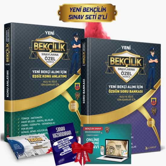 Yeni Bekçilik Sınav Kazandıran 2’li Set (Türkiye Geneli Online Deneme Sınavı Hediyeli)
