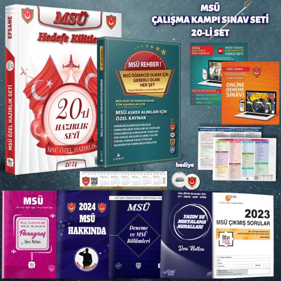 MSÜ 22’li Efsane Set - 2024 MSÜ Özel Hazırlık - Altın Seri Yayınları