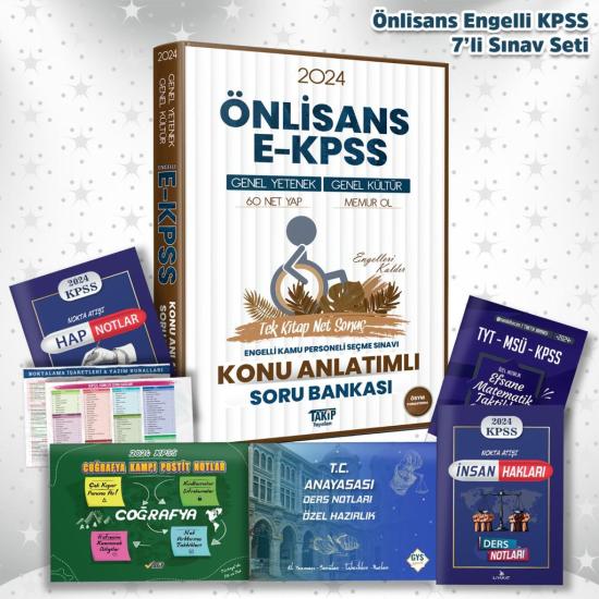 Engelli KPSS Ön Lisans KPSS Efsane 7li Set - Memuriyete Giden En Kısa Yol 