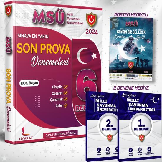 MSÜ Sınava En yakın Son Prova Denemeleri  - 2024 Alımlarına Özel Hazırlık 