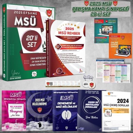 MSÜ 22’li Efsane Set - 2026 MSÜ Özel Hazırlık - Altın Seri Yayınları