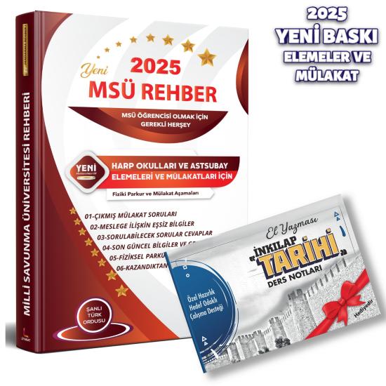 MSÜ Rehber Denemeleri - 2026 Alımlarına Özel Hazırlık- Rütbeli Asker Olmak İçin Gerekli Olan Bilgiler