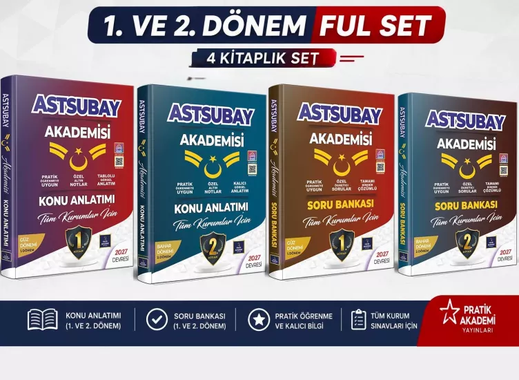 ASEM FUL SET - 1.DÖNEM VE 2.DÖNEM KONU ANLATIMI VE SORU BANKASI SETİ - MEZUN YAPAN SET