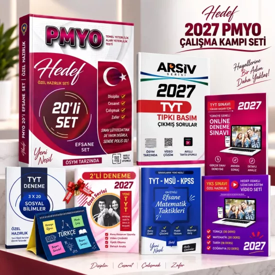2026 PMYO 24 Lü Efsane Altın Set - Altın Seri Yayınları - Arma Hediyeli