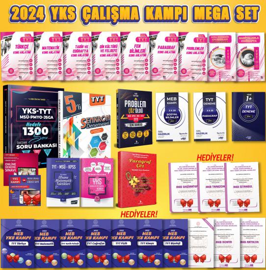 ⚡ 2026 YKS KAMPI-YKS Özel Hazırlık-18’li Set (11+7 Hediyeli)