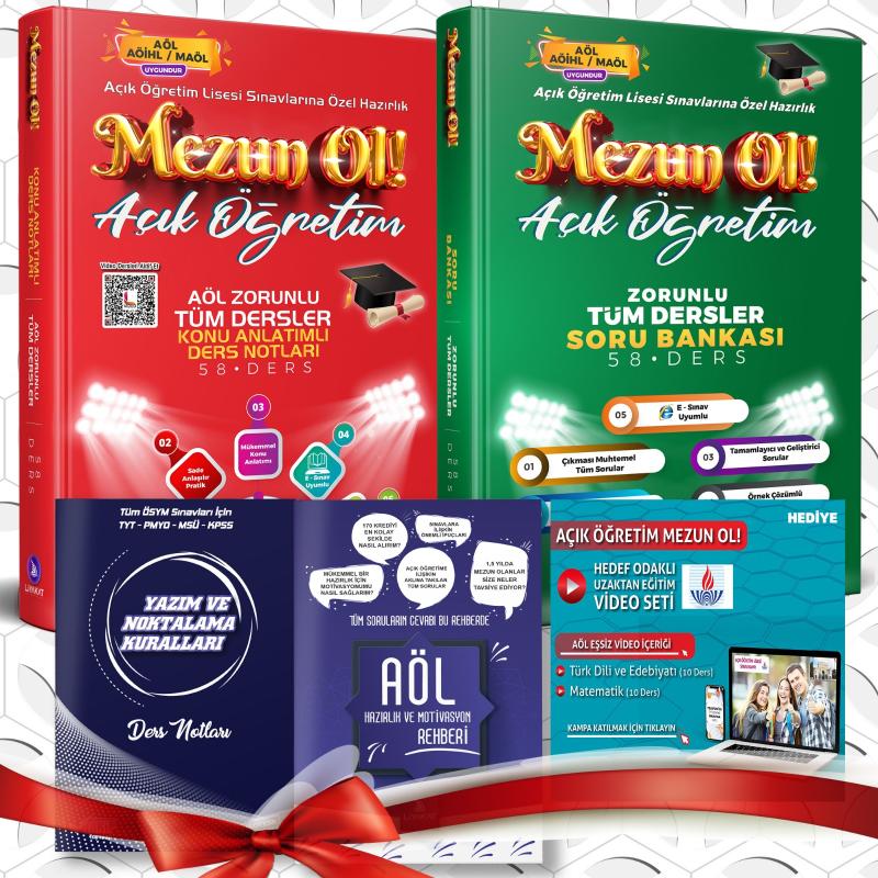 Mezun OL Zorunlu Tüm Dersler Konu Anlatımlı Ders Notları - Açık